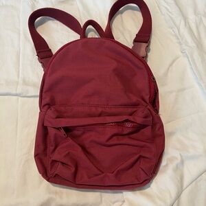 Brandy Melville Burgundy Backpack